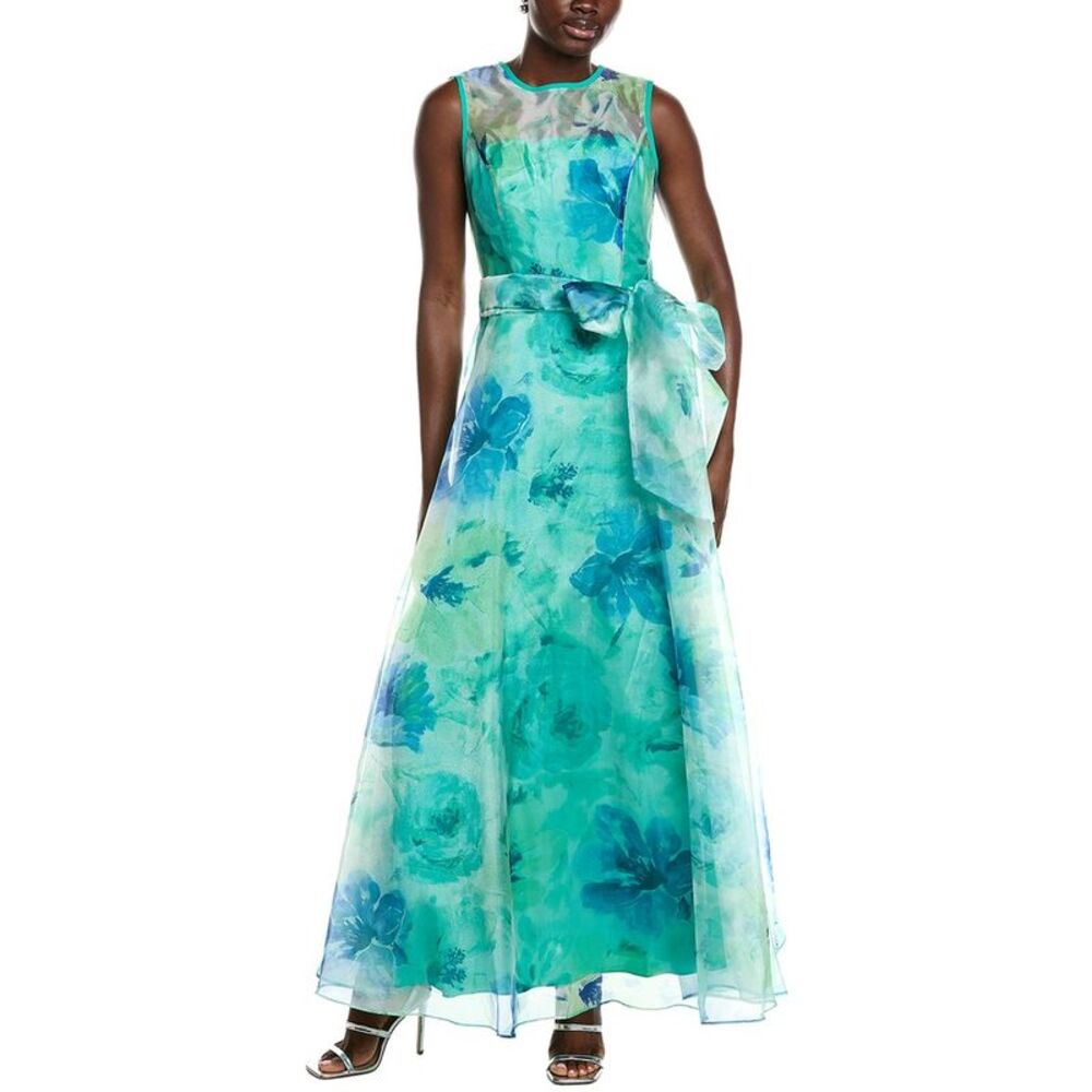 Eliza J Womens  Sleeveless Solid Maxi Dress